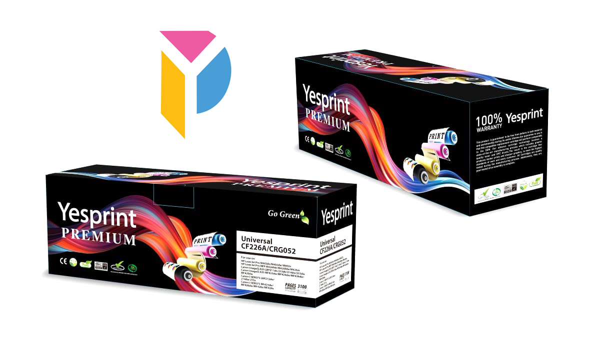 Yesprint CF226A, CRG052 – HP Laser Jet Toner for- M402n, 426fdw, Image CLASS LBP212